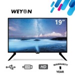 WEYON 19" Inches LED TV (19TV) - Black +1 Year Warranty